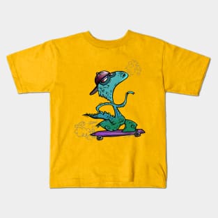 Max the Skatersaur Kids T-Shirt